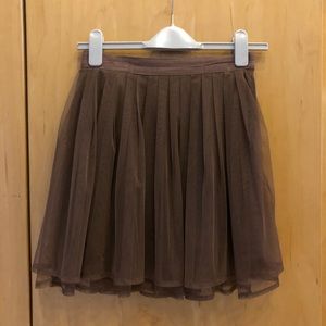 Mauve tulle skirt